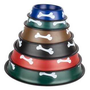 CC117-085 bone stainless pet bowl54050 26cm