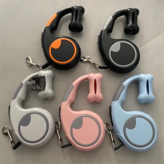 CC117-092 pet leash with garbage bag holder196021-5m