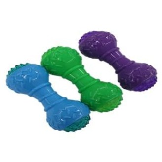 CC117-133 pet noise maker dumbbell14.5*6