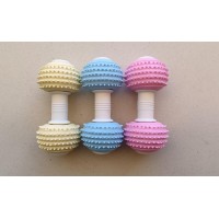 Pet chew toys barbell