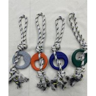 CC117-213 pet chew toys moon with rope 55175TPR