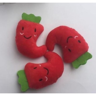 CC117-234 pet plush toys chili pepper