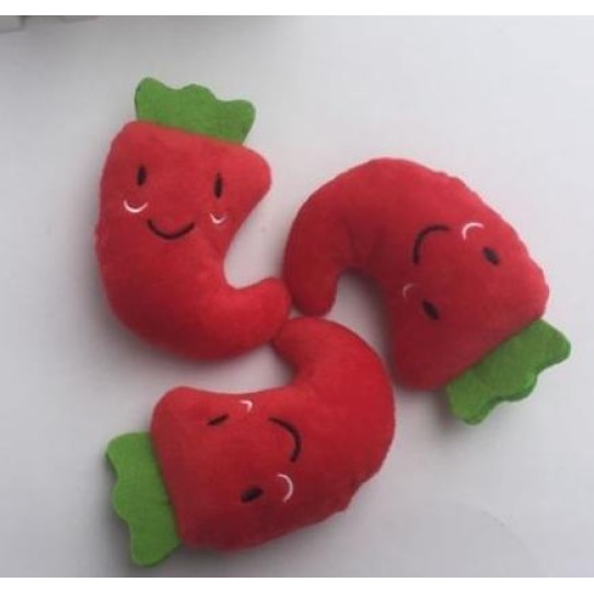 CC117-234 pet plush toys chili pepper