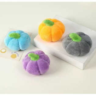 CC117-246 pet plush toys pumpkin