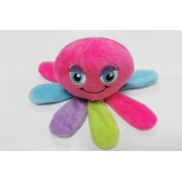 Pet plush toys colour octopus