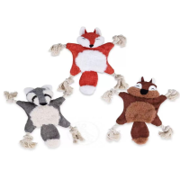 Pet plush toys bear squirrel fox