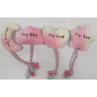 Pet plush toys star moon love sky