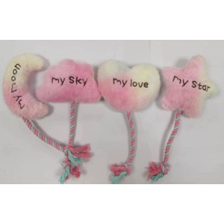 CC117-267 pet plush toys star moon love sky30238