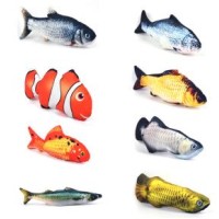 Pet plush toys fish