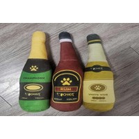 Pet plush toys bottle