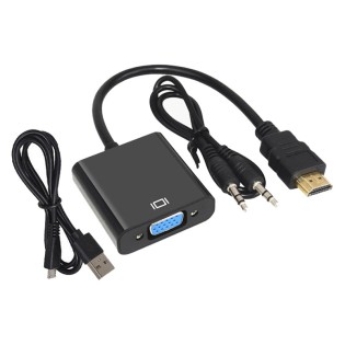 CC125-039 HDMI TO VGA with Audio&Charge Cable