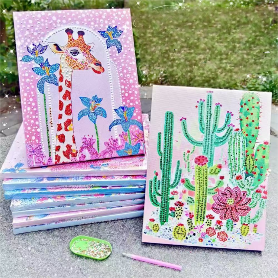 CC128-012 diamond picture with frameMKX20x20