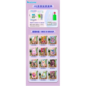 CC128-016 diamond picture with standJK-B15*20