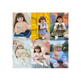 CC134--009reborn barbie doll talking +55cm