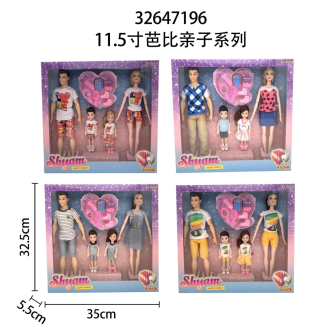 CC134--025barbie doll family