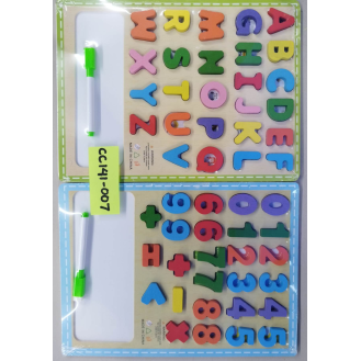 CC-141-00730*22 123 ABC board wooden toys30*22
