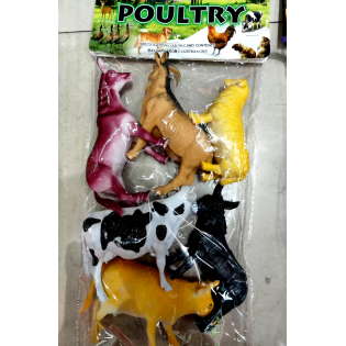 CC143-018 farm animal303-377#6pcs