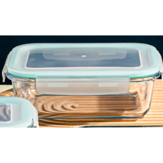 CC144-020 rectangle glass food containerBXW-12 620ml