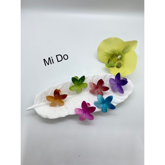 CC145-035 flower Hearwear clip S 2pcs