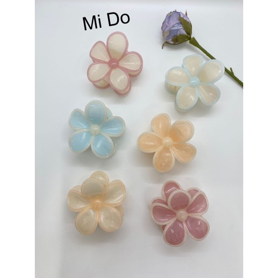 CC145-036 flower Hearwear clip M