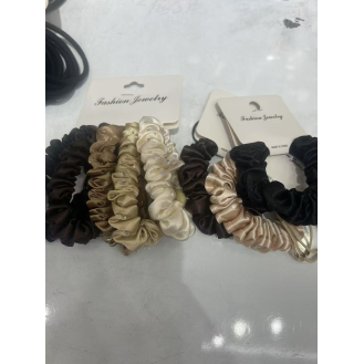 CC146-002 fabric hair tie5pcs