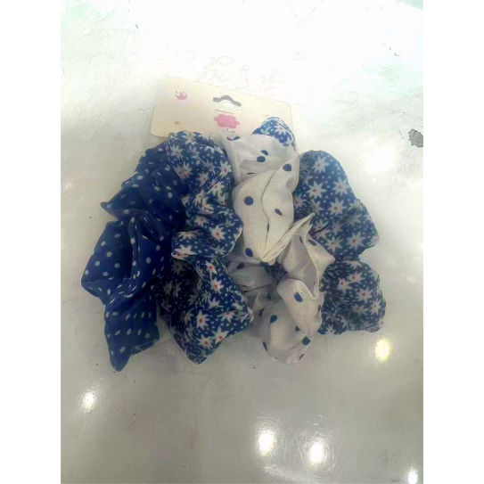 CC146-003 fabric hair tie4pcs