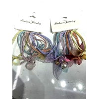 Colored hair ties 5pcs