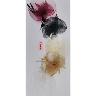 CC147-002 Netted feather hat