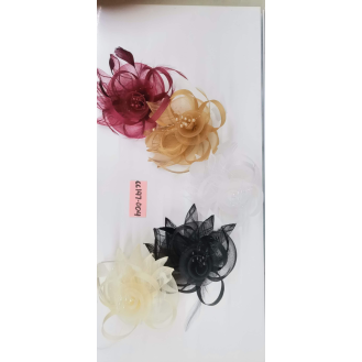 CC147-004 Netted feather hat