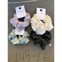 Assorted velvet hair scrunchies