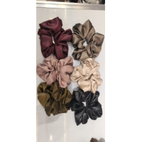 Assorted velvet hair scrunchies