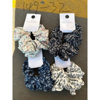Assorted velvet hair scrunchies