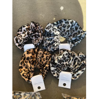 Assorted velvet hair scrunchies