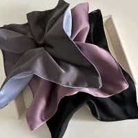 Square hair scrunchies