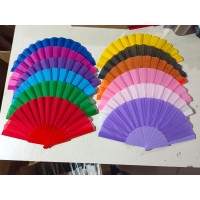 Vibrant Folding Hand Fan