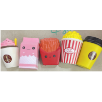 Coffee Cup/chips/popcorn Jellies Squeeze toy