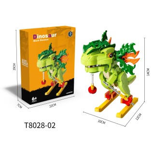 CC167-059 Block Dinosaur Building BlockCorythosaurusT8028-02