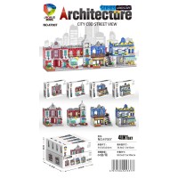 Architecture City CBD Street View Building Block
