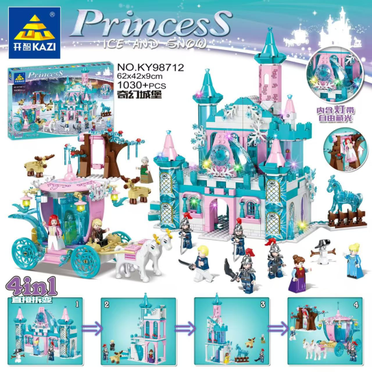 CC167-103 Princess Ice and Snow Castle Building BlockKY98712
