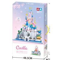 Princess Ice and Snow Castle Building Block