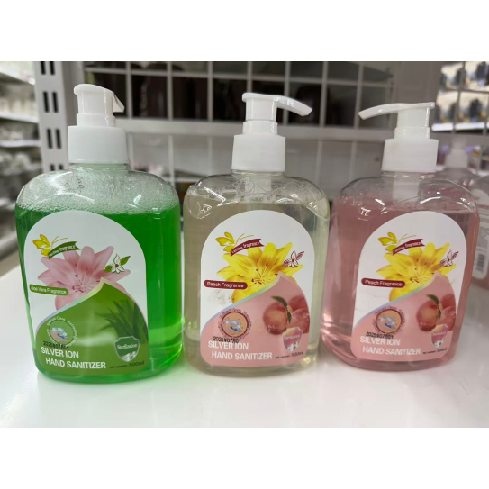 square SILVERION HAND SANITIZER500ml