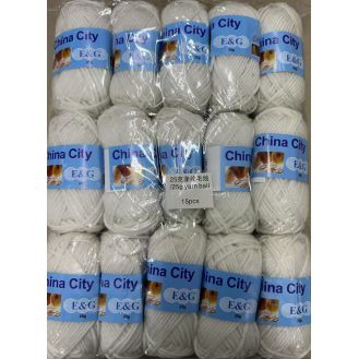 wool yarn 25g 17Black