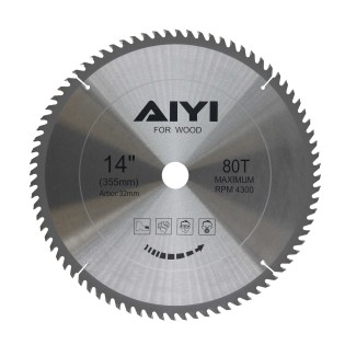 Wood disc 350mm*80T AY082-025 