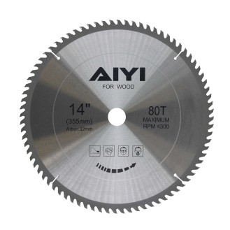 Wood disc 350mm*80T AY082-025 