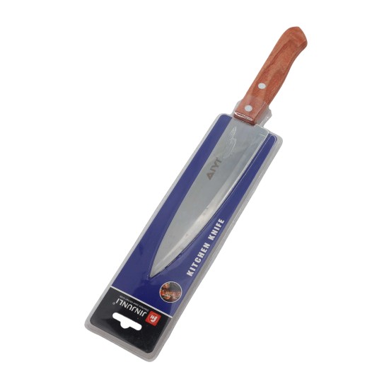 WOODEN HANDLE CHEFS KNIFE AY097-024